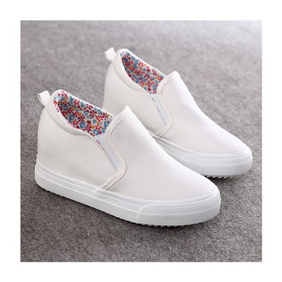 球厚底內(nèi)增小白鞋一腳蹬懶人鞋帆布鞋女韓版百搭學(xué)生休閑單鞋 賓如意帆布鞋型號(hào)【價(jià)格 圖片 品牌 報(bào)價(jià)】-蘇寧易購樸云服飾鞋帽專營店